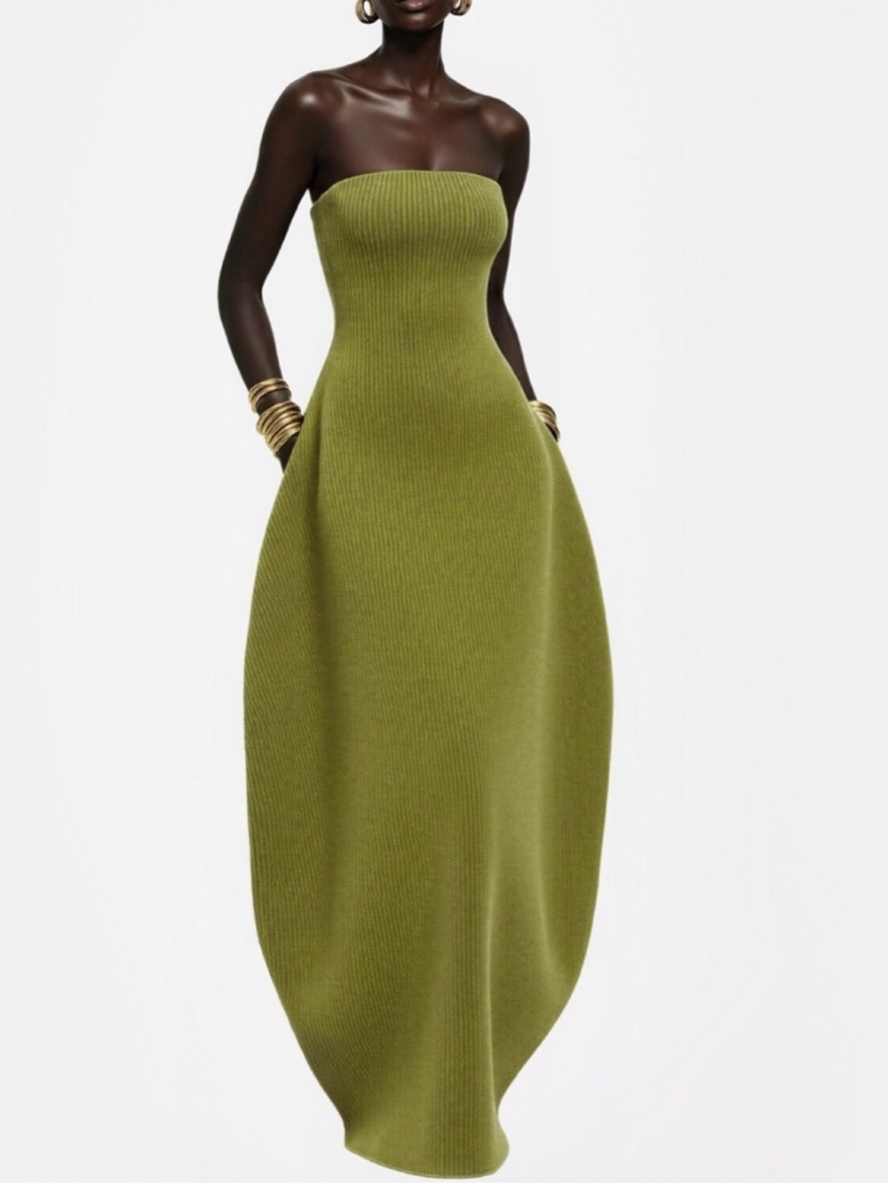 Hanifa Cori Dress Green Pistachio